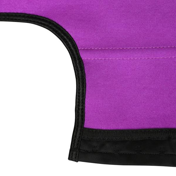 Purple Vest Corset Latex Waist Trainer 4 Steel Boned Adjustable Shoulder Strap Waist Trainer MH1052