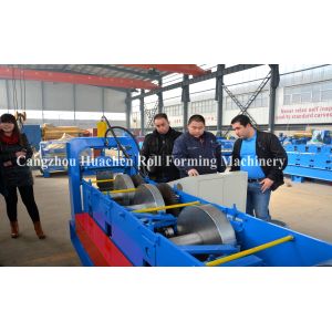 5'' Steel Rain Gutter Roll Forming Machine For Villa Roofing Spout