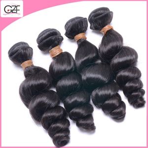 100% Virgin Human Hair Malaysian Loose Wave Double Drawn 10A Malaysian Hair