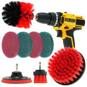 Quality Scouring Pad Drill Brush Attachment 2inch For Car Toliet Cleaning for sale