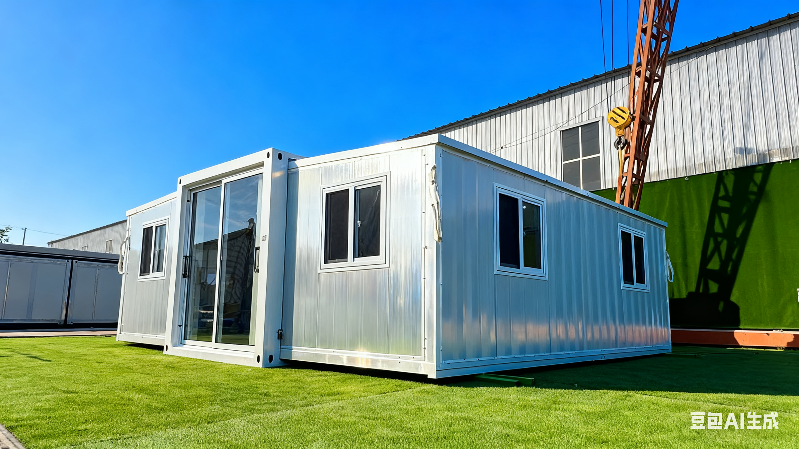 Quality Foldable 20ft Container with 80*100*2.5mm Square Tube Bottom Side Beam and L5900*W2220*H2480mm Folded Size for sale