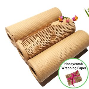 Anti Collision 80gsm Honeycomb Wrapping Paper Roll Gift Pack Paper