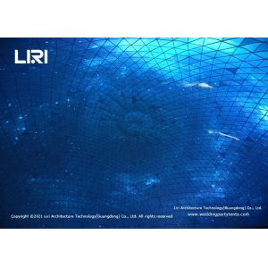 25m Diamter Geodesic Dome Tents Steel Frame With Projection Screen For Event