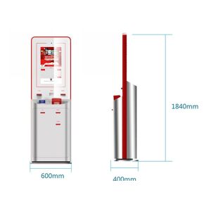 Anti-vandal Parking Payment Kiosk IR/SAW/Capacitive Touch Screen