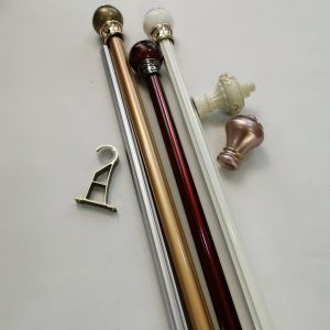 28mm 0.3mm Adjustable Home Hardware Curtain Rods