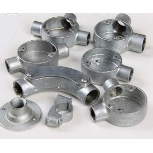 Malleable Iron Aluminum Electrical Junction Box Galvanized 20mm 25mm