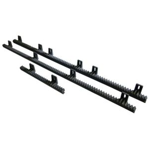 Quality Nylon Polyamide Electric Gate Gear Rack M4 Automatic Toothed Black Plastic for sale