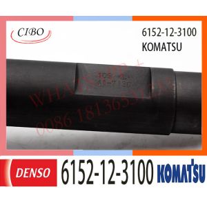6152-12-3100 KOMATSU Diesel Engine Fuel Injector 6152-12-3100 6152-12-3110 6D125