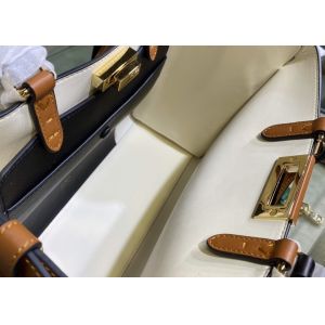 peekaboo genunie leather bag simple high capicity Women fashion handbag