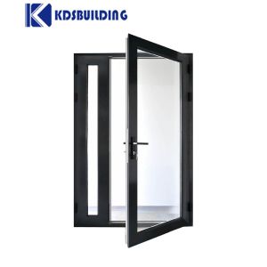 KDSBuilding High Quality Double Tempered Glass Aluminum Toilet Casment Single
