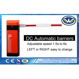 Quality Durable Automatic Gate Barrier System DC Motor IP44 1.5-6s Time For Up / Down for sale