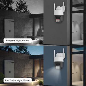 Smart Wireless Night Vision Waterproof WIFI PTZ CCTV IP Network Camera With