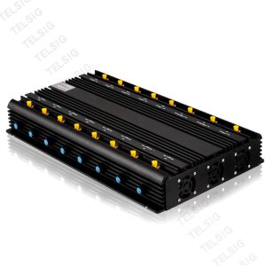 Customized 16 Antenna Cell Phone Signal Blocker 10-50meters Desktop Signal