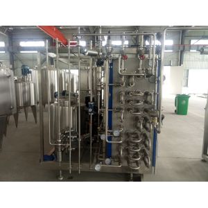 High Quality UHT Tubular pipe Milk Coconut Sterilizer Machine