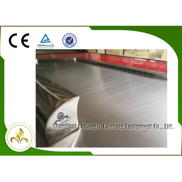 11 Seats Electric Tube Heating Teppanyaki Grill Table Stainless Steel Material