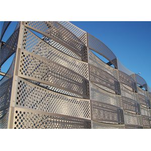 Decorative Perforated Metal Mesh Plate Hot Galvanized For Ceiling Panels