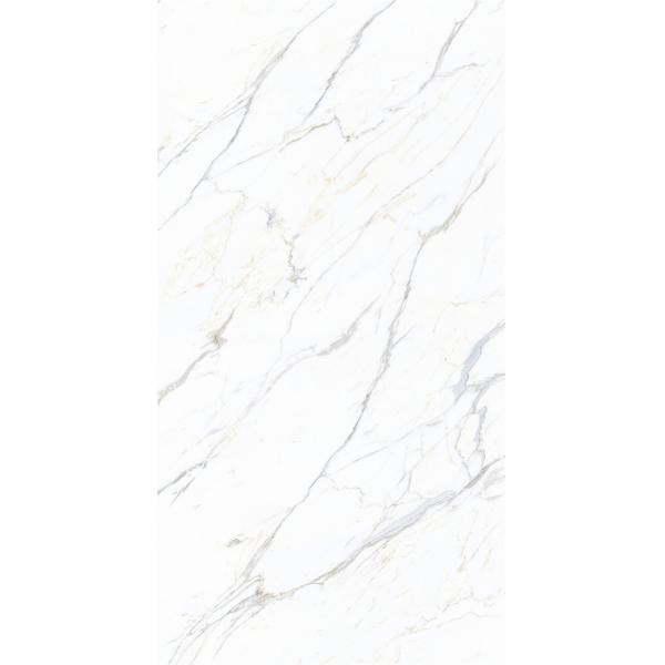 Non-Slip Polished Sintered Stone Slab 1420x2700mm White