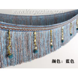 Handmade fashionable chain beads lace tassels fringes for curtain/sofa/pillow