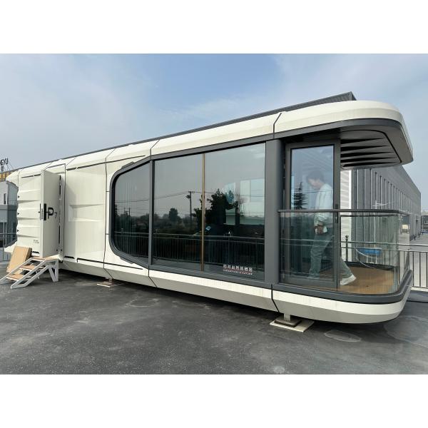 Hotel Various Prefab Tiny Camping Unique Capsule Mobile Home Product Fabricated with Steel Sandwich Panel Main Structure