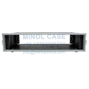 China Hot Sale 3U ATA Effects Rack Flight Case Front And Back Rails 19 Wide on sale