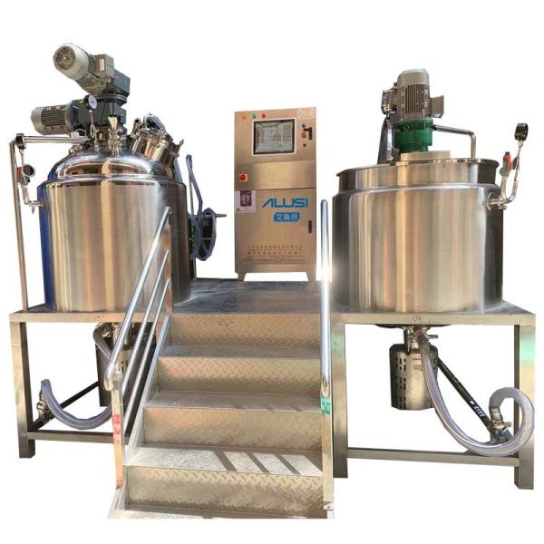 Buy SUS304 Cosmetic Vacuum Emulsifying Machine Cream Oil Mixing Machine at wholesale prices