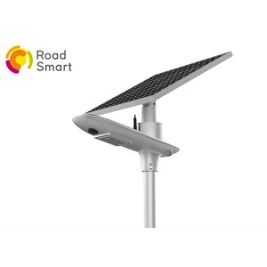 10w 1800lm Led Street Light With Solar Panel , Solar Powered Road Lights