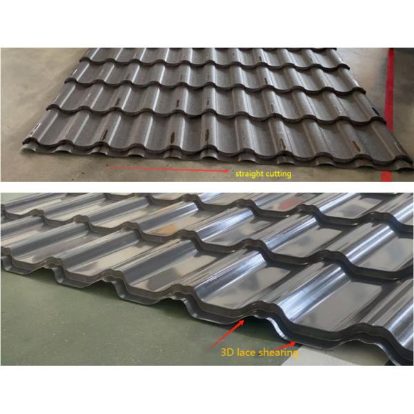 Metal roof tile machine for step tile glazed tile