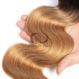 #T1B/27 Body Wave Remy Human Hair Bundles Sew In Weave Bundles Brazilian Bundle