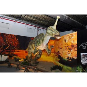 High Durability Animatronic Dinosaur , Vivid Dinosaur Garden Ornaments