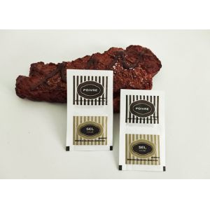 Quality Salt And Black Pepper Condiment Packets Nature Salt And Pepper for sale