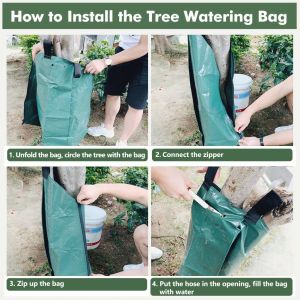 Tree Watering Bag, 20 Gallon Slow Release Watering Bag for Trees, Tree