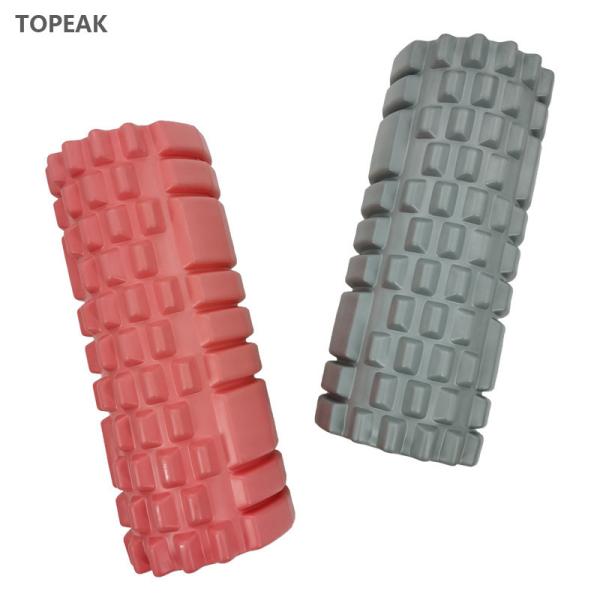 Buy Hollow Grid EVA Yoga Roller 36" 18" 12" Muscles Neck Tissue Pink at wholesale prices