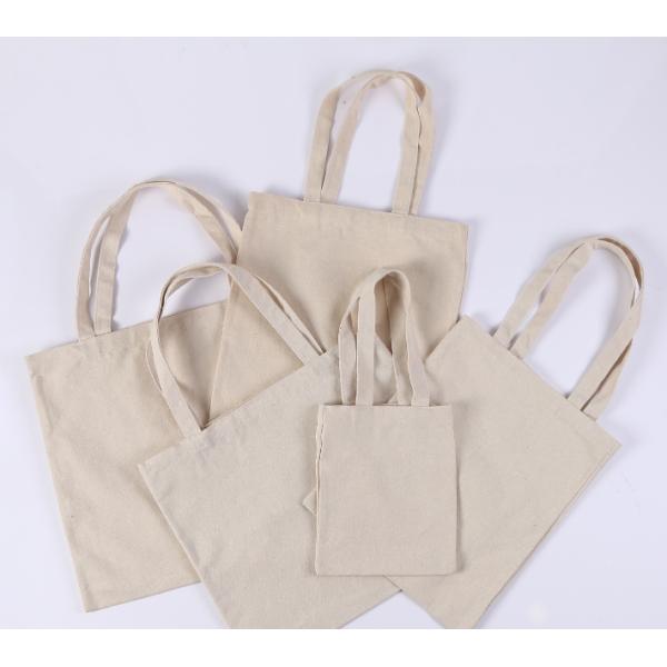 Canvas Fabric Organic Tote Cotton Grocery Bag Women Shopping 30cm