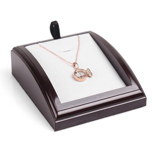 Buy Chain Pendant Jewelry Display Stands Eco Friendly PU Leather Material at wholesale prices