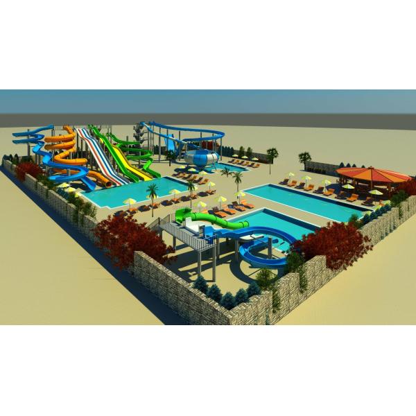 20000 SQM Aqua Park Design Master Plan Custom Water Theme Park Design for Resorts