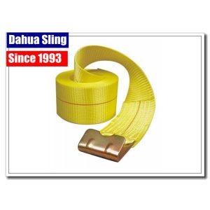 Flat Hook 5400 Lb Winch Extension Strap For Boat Trailer 16200 Break Strength