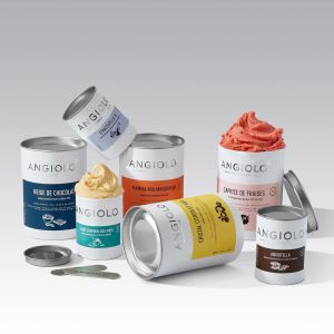 High Quality Wholesale Ice Cream Round Circular Box Empty Biodegradable Kraft