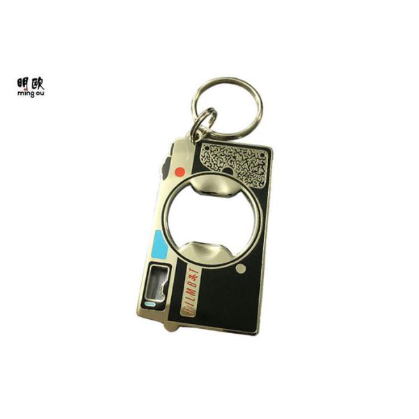 Awesome Keychain Wine Bottle Opener , Hard Enamel Personalized Bartender Bottle