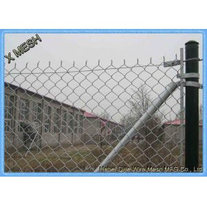 3.6m High Green PVC Chain Link Fencing 12.5m 3.55/2.50 mm with Line Wire