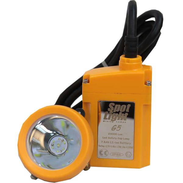 Buy 20000Lux LED Mining Headlamp with 7800mAh Battery IP68 Waterproof at wholesale prices