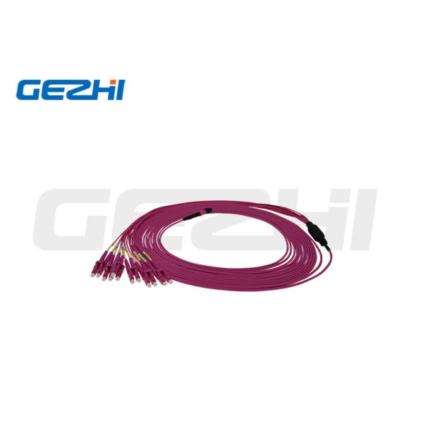 MPO 8 Core OM4 Multimode Patch Cable Series MPO LC Patch Cord Pigtail