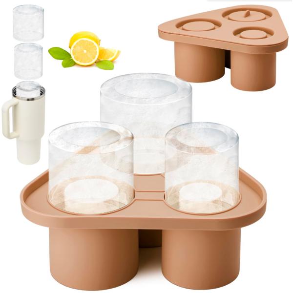 Silicone Mold Ice Cube Tray for Tumbler Cup Kitchen Accessories Bar Ice Cream Makers