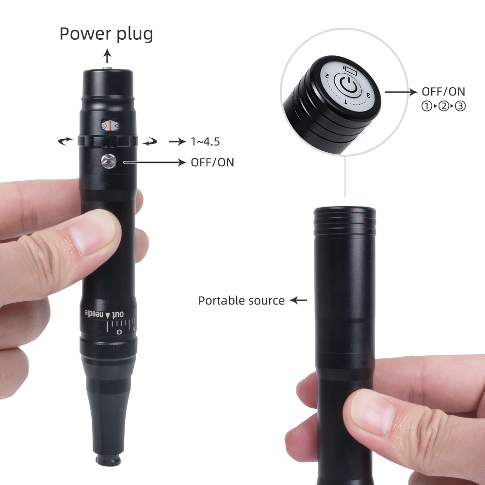 Whole Sale Wireless Electric Permanent Makeup Eyebrow Tattoo Machine Kit Tattoo Gun