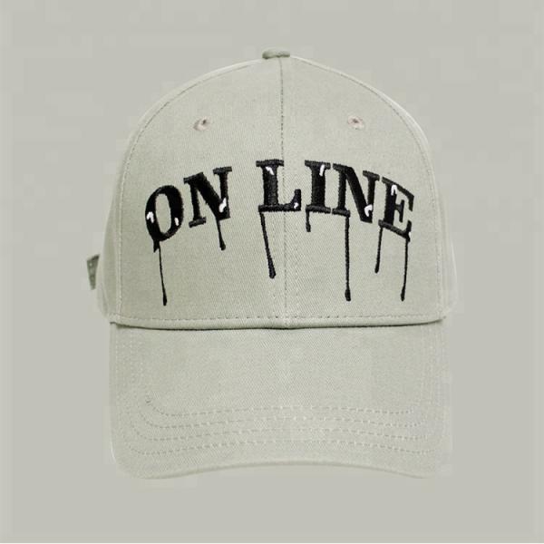 Custom Made Elegant Printed Baseball Caps Sun Protection Acylic / Wool Material