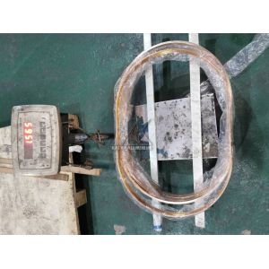 Oval Led Mirror Aluminium Profile Anodizing Brushed Oblong Bending