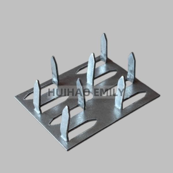 Buy 50mmx38mm Acoustical panel insulation impaling clips with 8 pins at wholesale prices