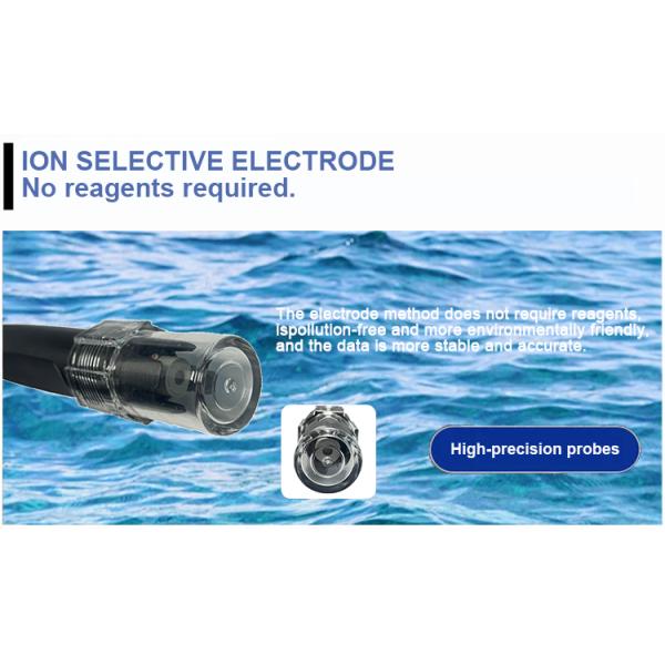 DC12-24V Nitrite Nitrate Meter for Ammonia Water Testing Online NH3 NH4 Probe Sensor