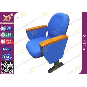 Fabric cover flame retardant auditorium theatre Chairs with tablet 580mm center