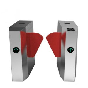 Optical Smart Pedestrian Barrier Gate Entrance Sliding Electronic Turnstile