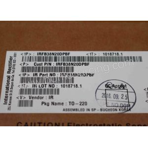 200V 43A 3.8W 300W Mosfet Power Transistor IRFB38N20DPBF N- Channel SMPS MOSFET